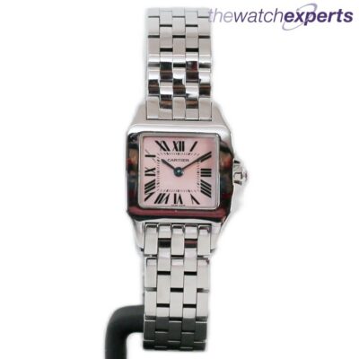 Cartier - Santos Demoiselle Mini - 2698 - pink mother of pearl