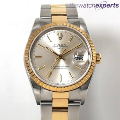 Rolex - Oyster Perpetual Date - Steel & Gold -15223