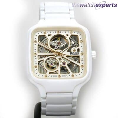 Rado - Diamond True - Square - Skeleton - White - 734.6073.3