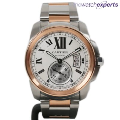 Cartier - Calibre De Cartier - Rose Gold & Steel