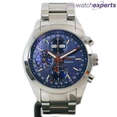 Longines - Conquest - Classic - Moonphase Calendar Chronograph.