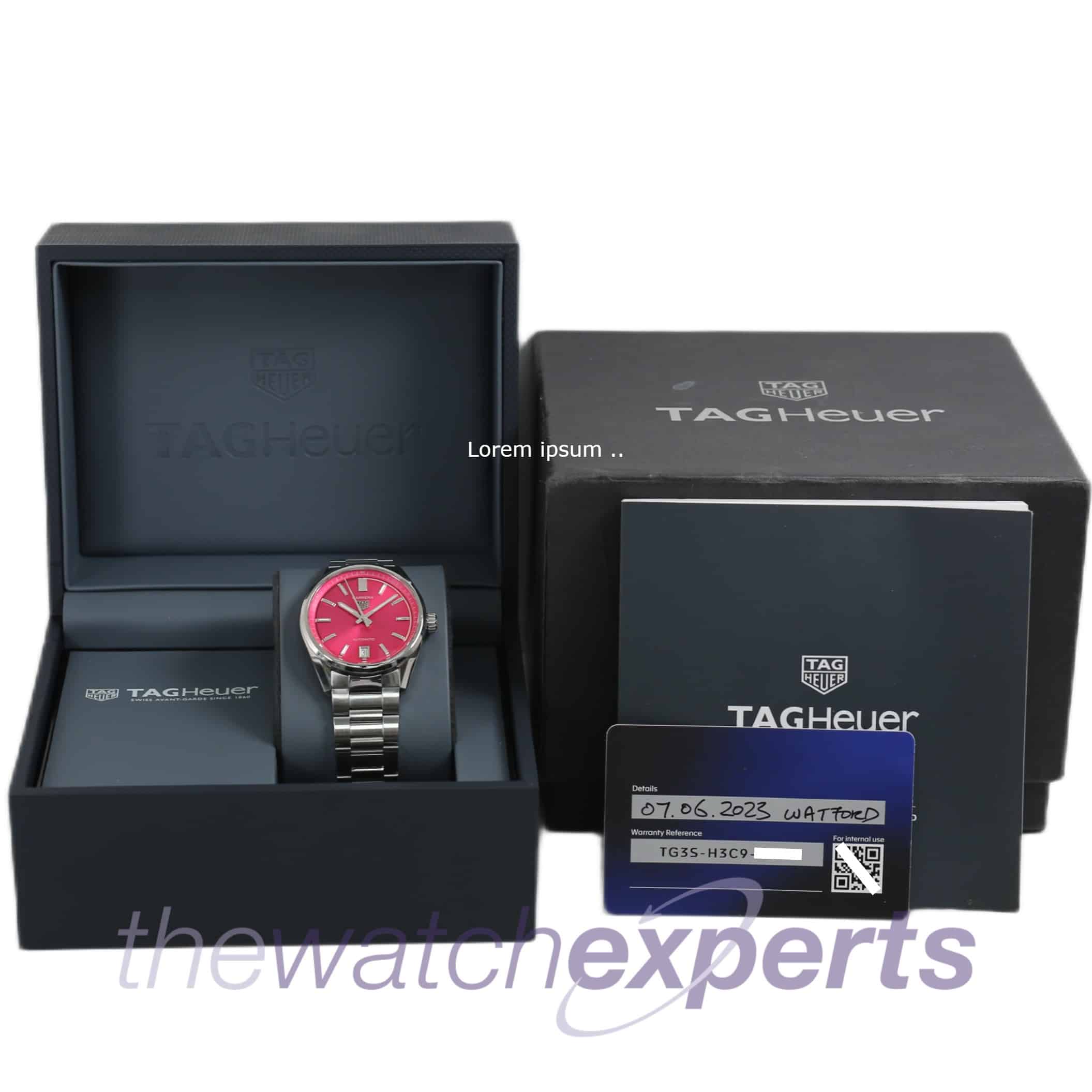Tag Heuer - Carrera - Lady - WBN2313 - Pink - Image 7