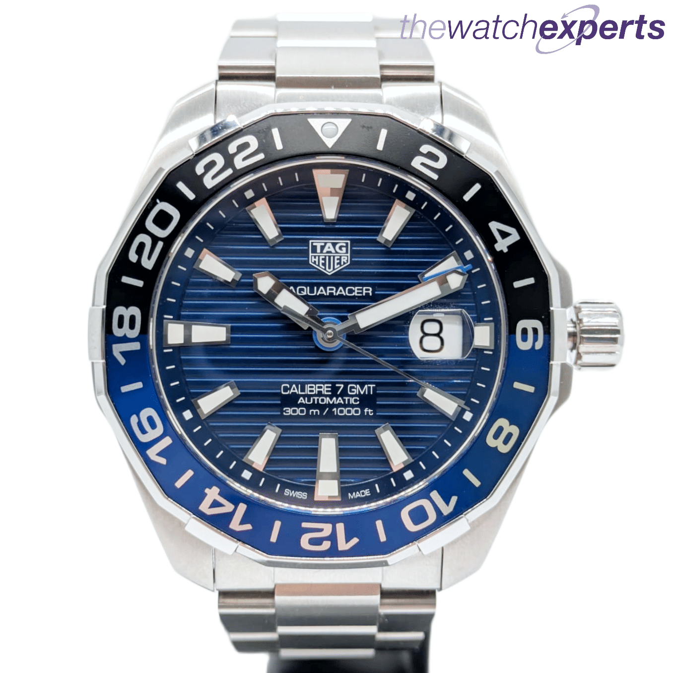 Tag Heuer - Aquaracer 'Batman' - Calibre 7 GMT - WAY201T