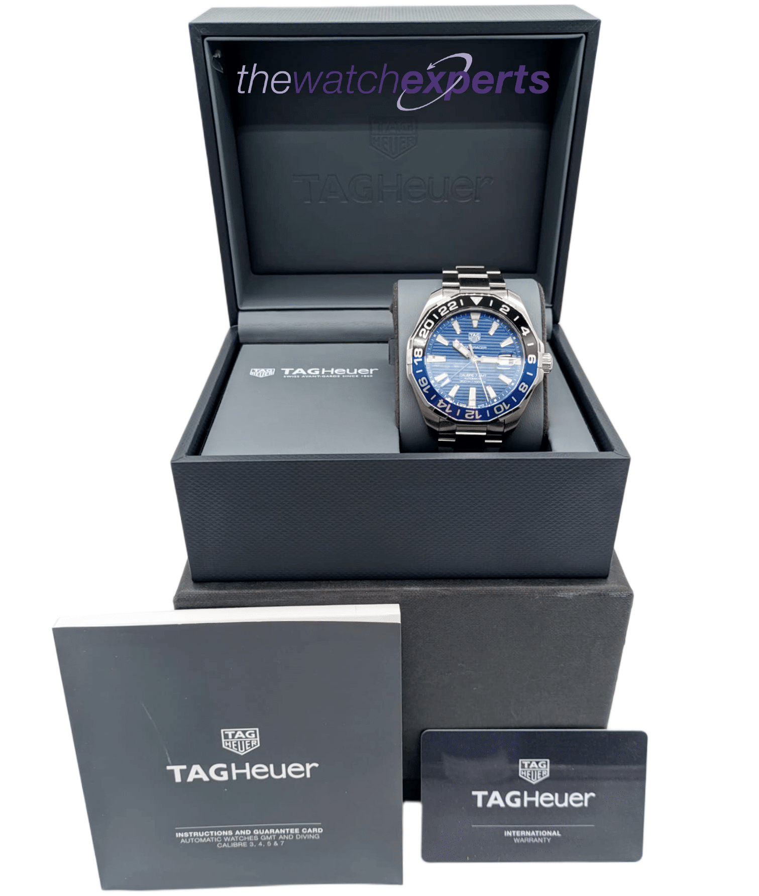 Tag Heuer - Aquaracer 'Batman' - Calibre 7 GMT - WAY201T - Image 7