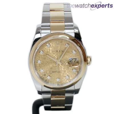 Rolex - 116203 - Datejust - Diamond Anniversary dial #