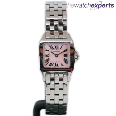 Cartier - Santos Demoiselle Mini - 2698 - pink mother of pearl
