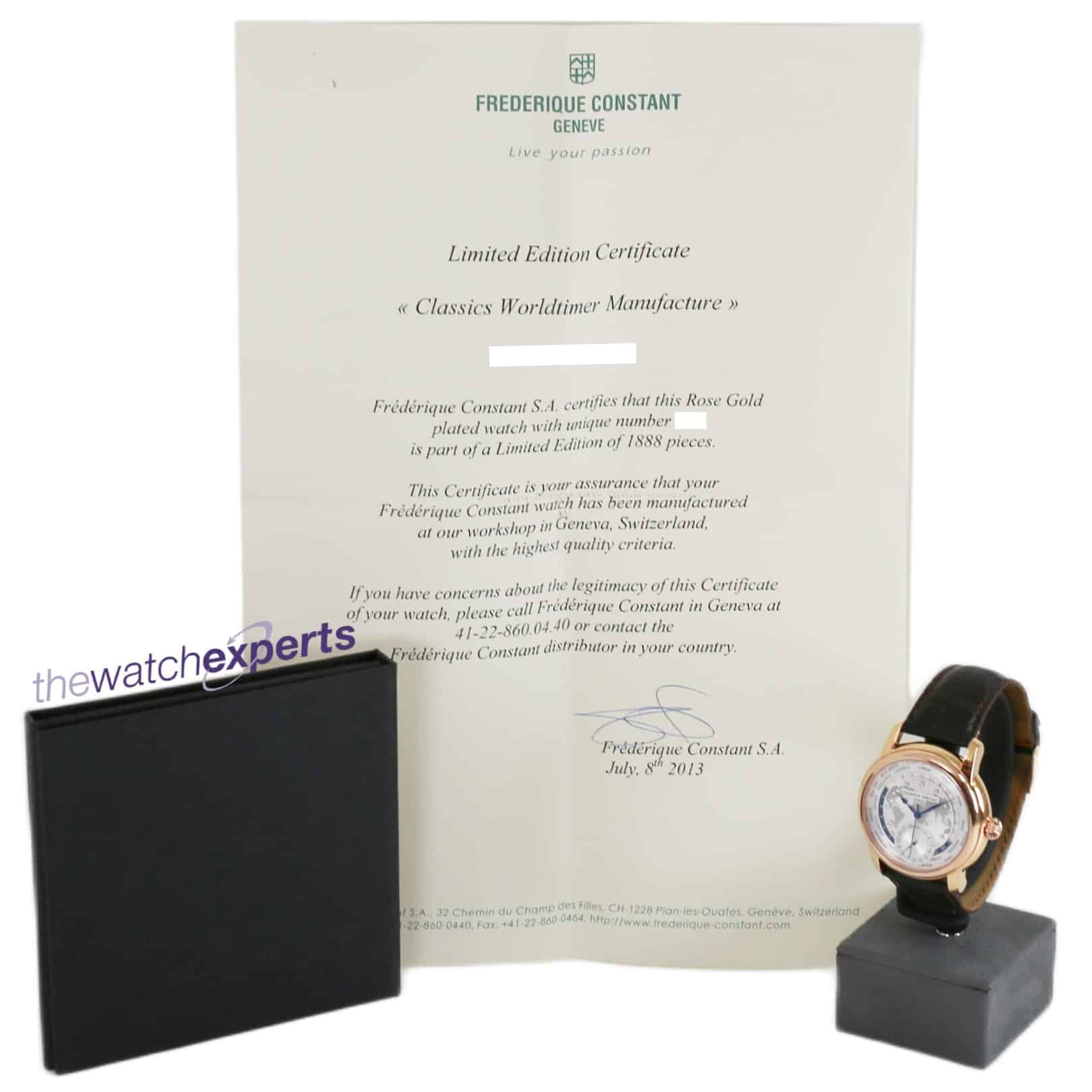 Frederique Constant - Worldtimer - Limited edition - Image 9