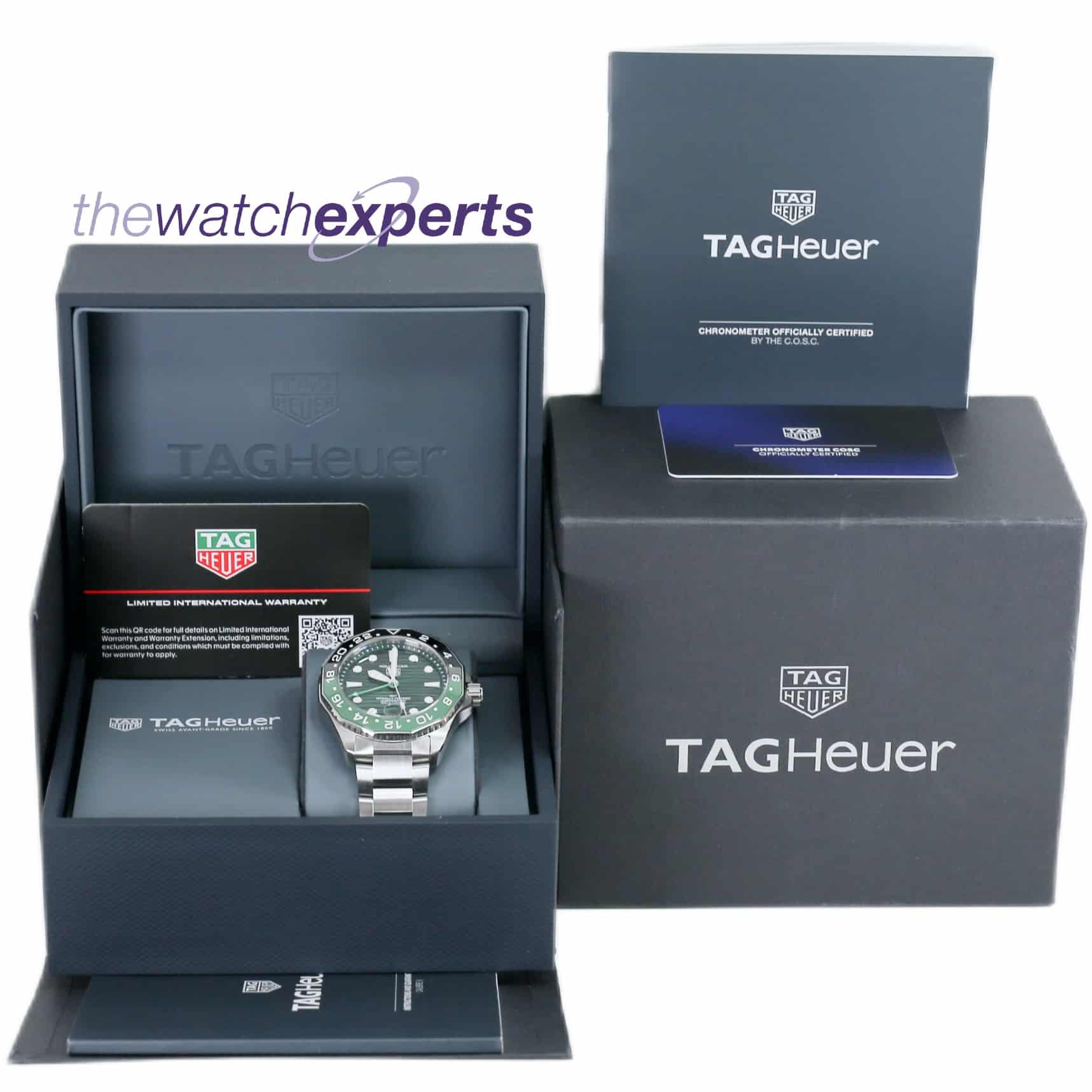 Tag Heuer - Aquaracer - Professional 300 - GMT - WBP5115 - Green - Image 7