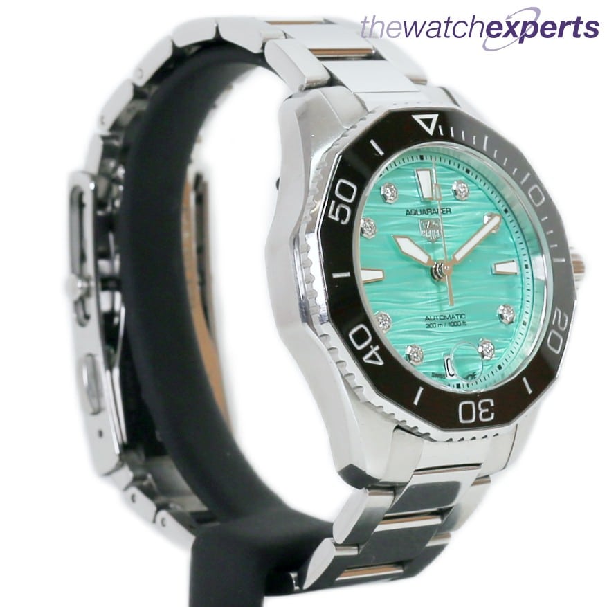 Tag Heuer - WBP231K - Aquaracer - Diamond dial - Turquoise - Image 2