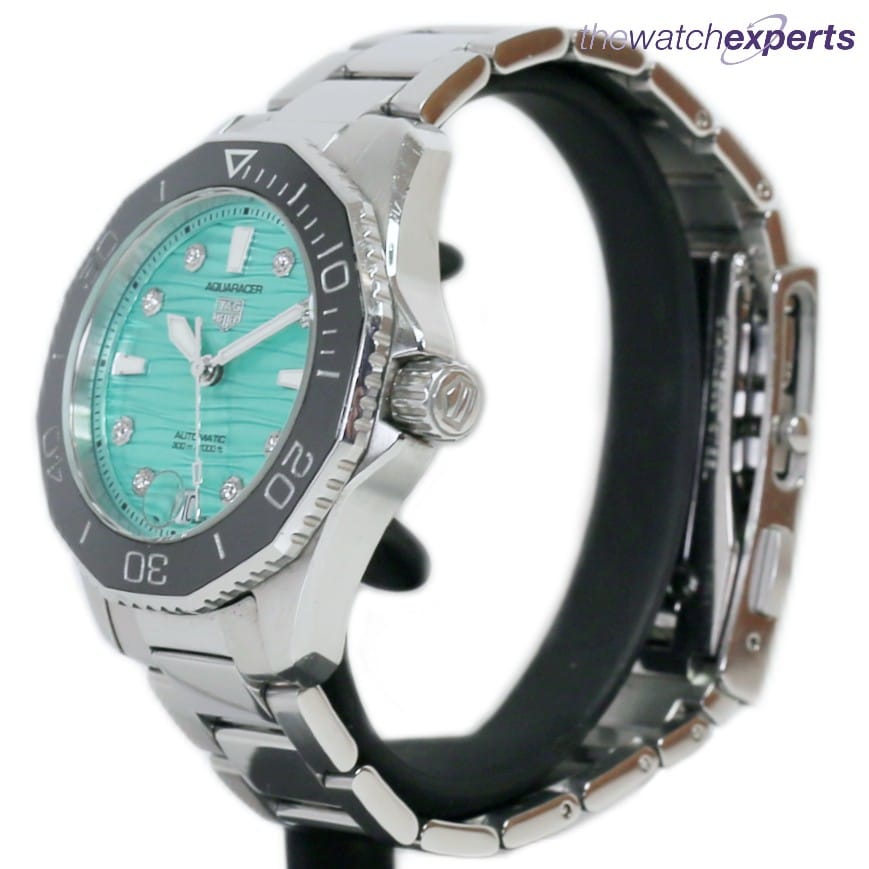 Tag Heuer - WBP231K - Aquaracer - Diamond dial - Turquoise - Image 3